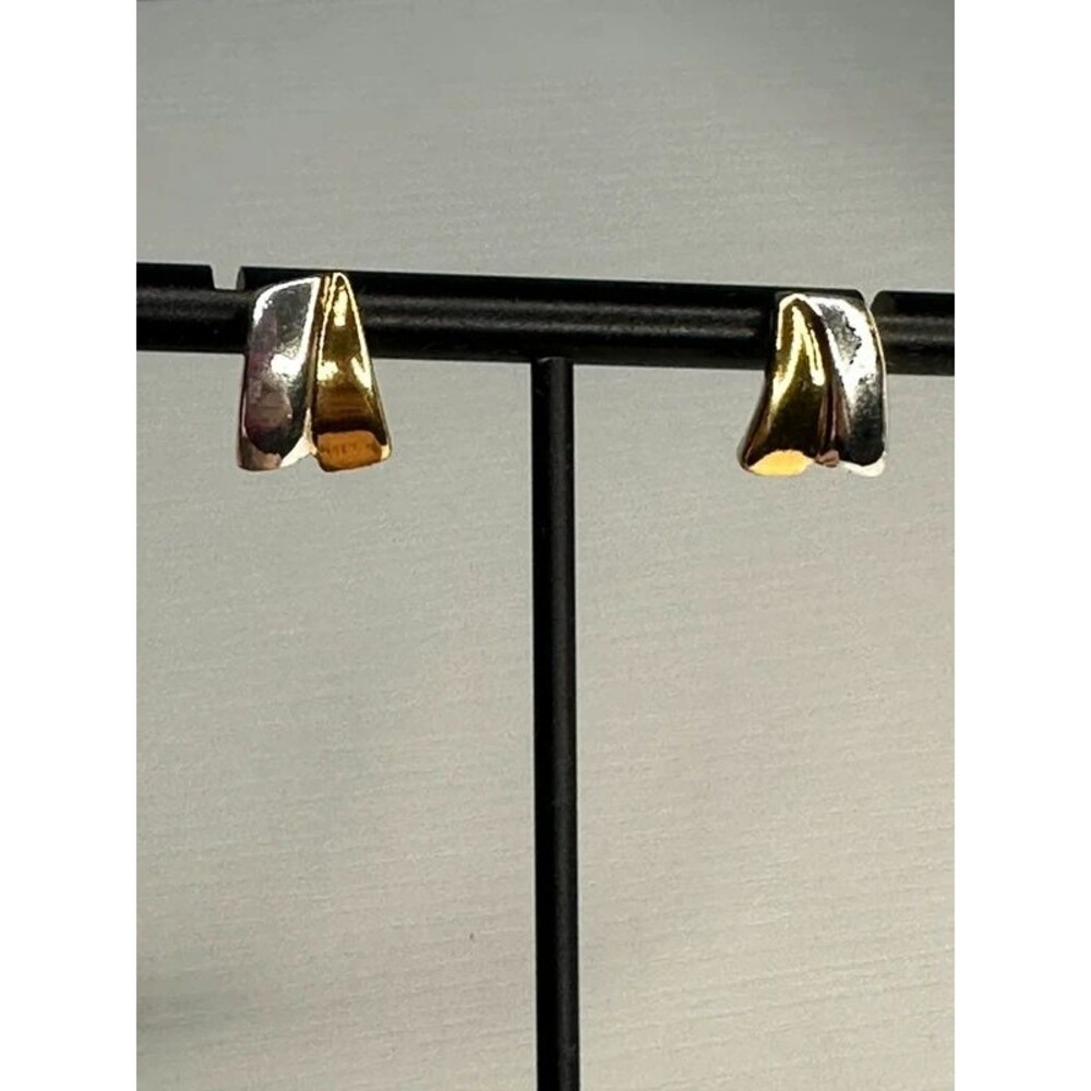 Estele Two tone earrings NWT